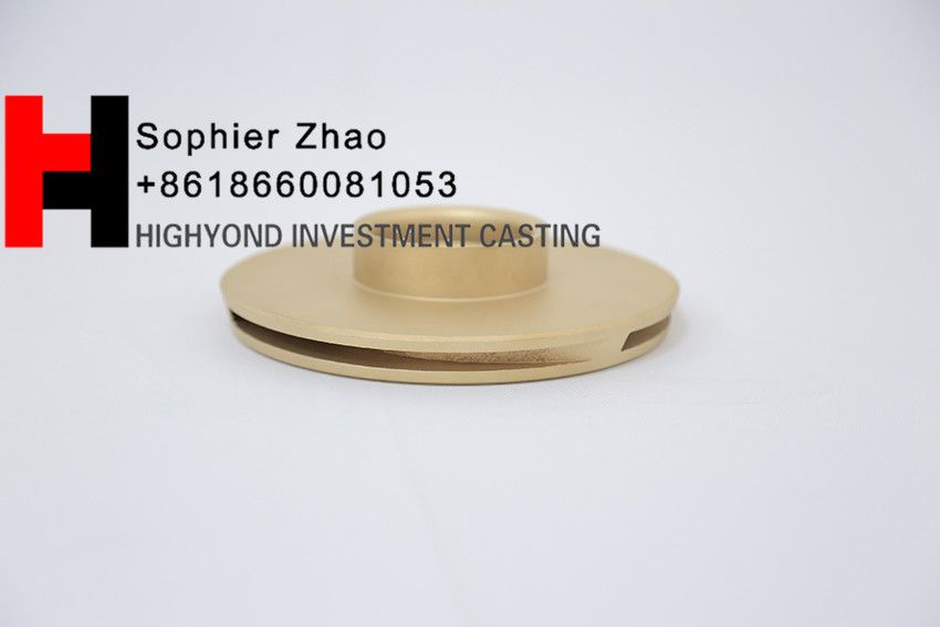 OEM Customized investment lost wax casting closed impeller for pump