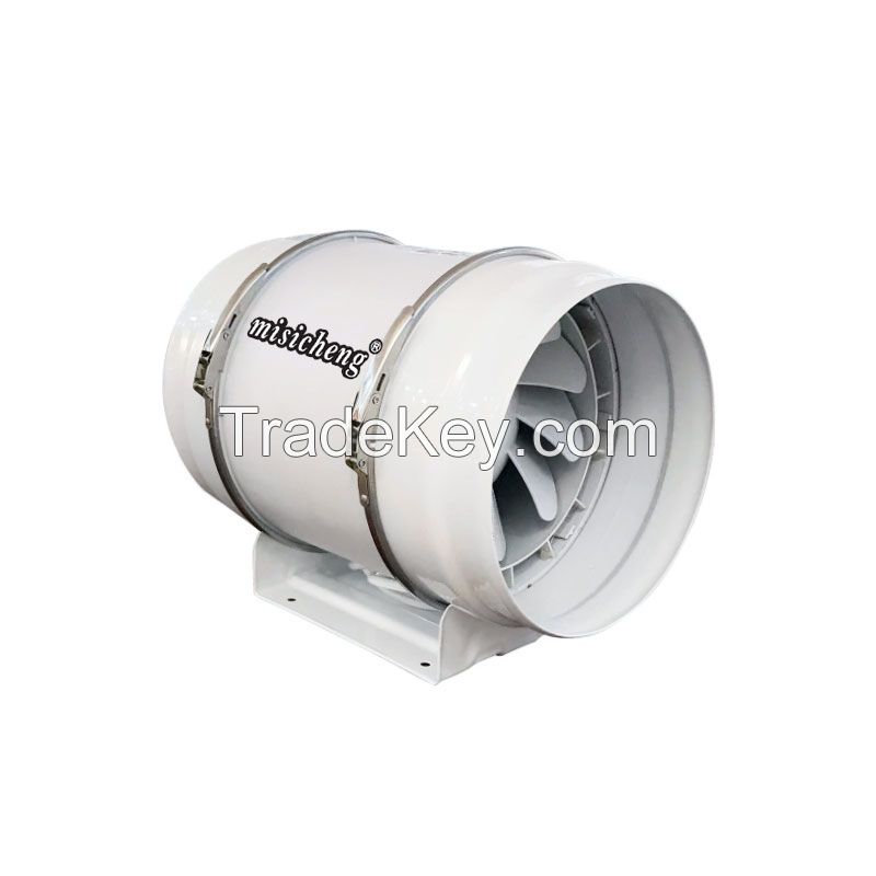 Oblique Pressurized Duct Fan 3'' 4'' 5'' 6'' 8'' 75mm 100mm 125mm 150mm 200mm