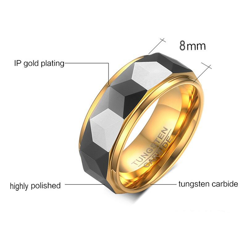 Engagement Rings for Men Tungsten Carbide Rings