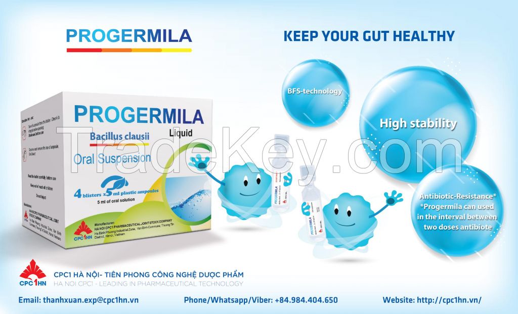 Progermila - Bacillus claussi oral suspension