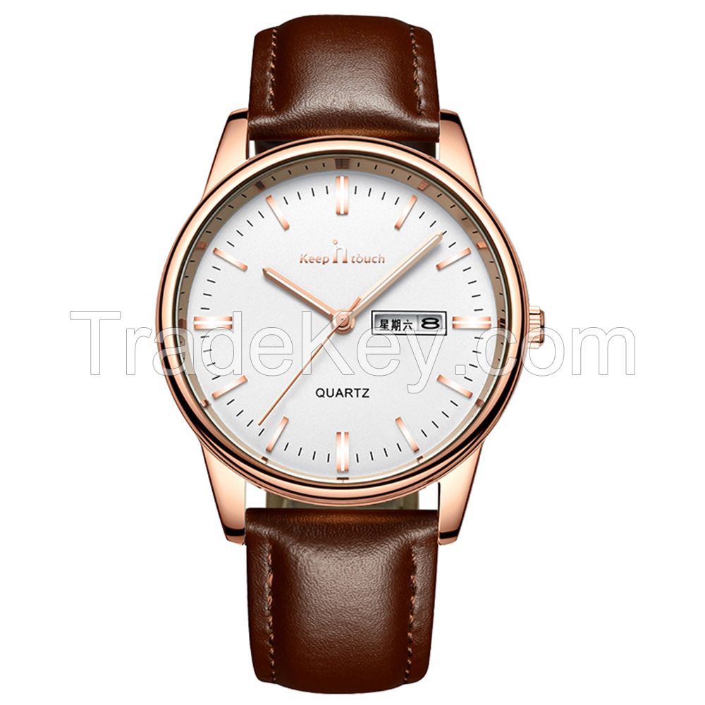 manufacturer simple style watch custom logo men high quality quartz luxury minimalist wristwatch