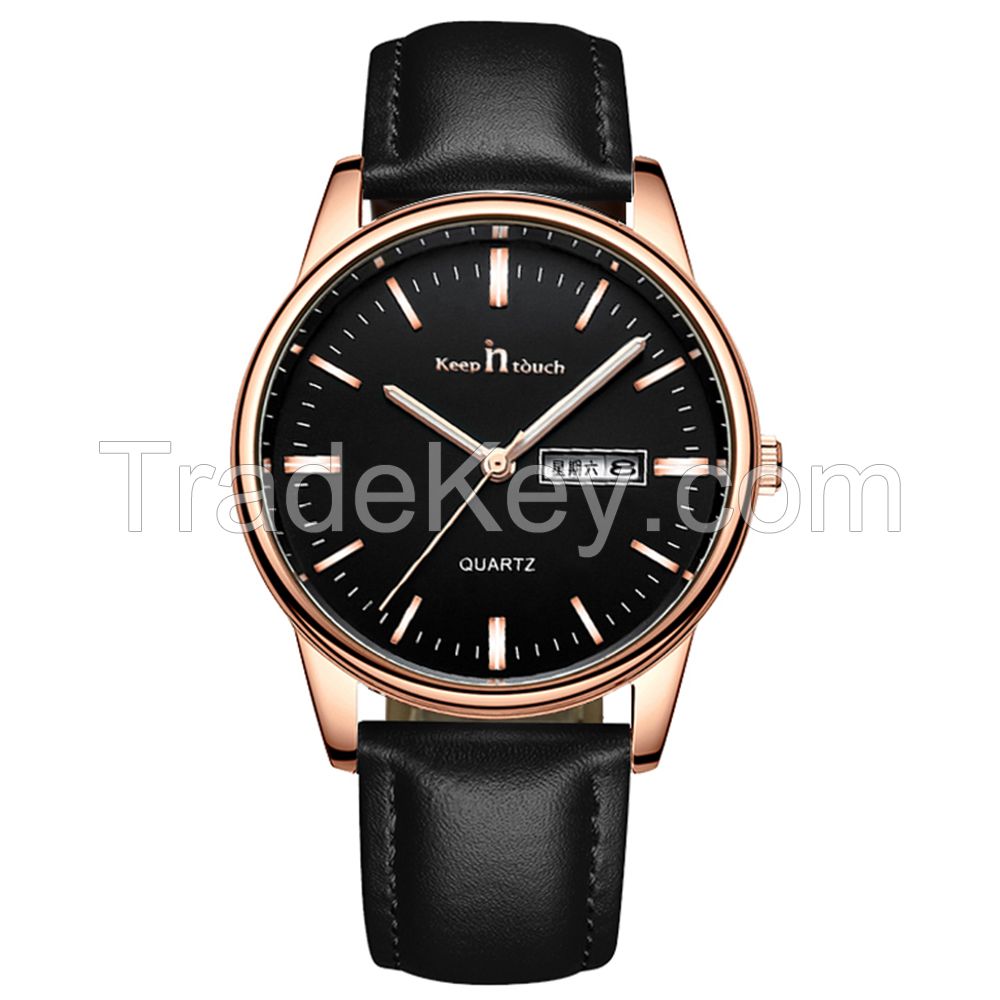 manufacturer simple style watch custom logo men high quality quartz luxury minimalist wristwatch