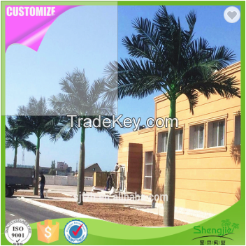 Best seller artificial plants fake outdoor decorative King coconut palm trees