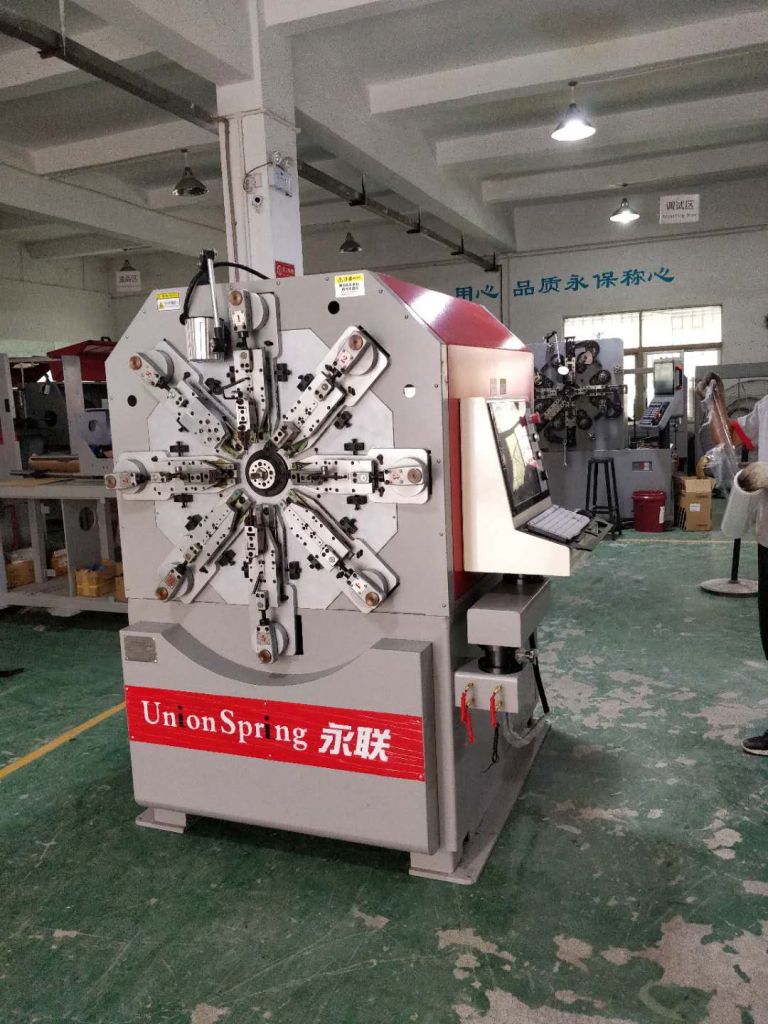 0.3-2.5mm 3D CNC Camless Wire Rotating Spring Forming Machine
