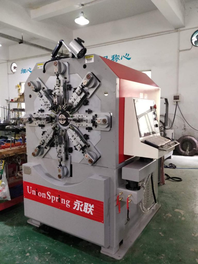 0.3-2.5mm 3D CNC Camless Wire Rotating Spring Forming Machine