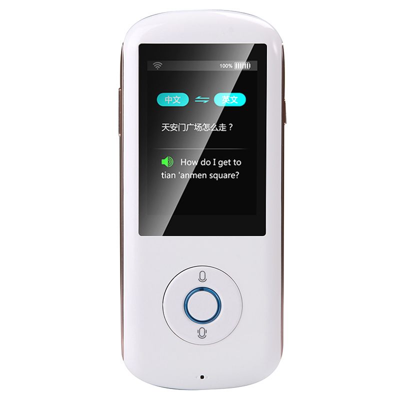 2.4inch 4G Intelligent simutaneous voice translator with 38 languages for travel, business, shopping, learn