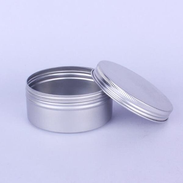 Aluminum Jar for Cosmetics with Screw Lid