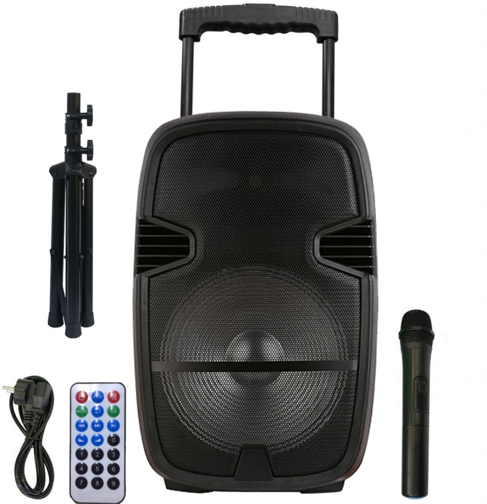 15inch portable bluetooth speaker box 