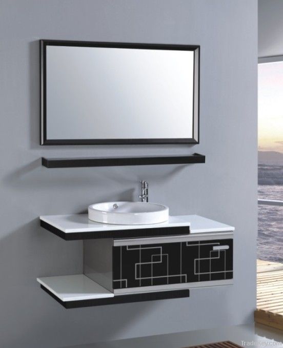 Stainless steel bathroom cabinet , Bathroom vanities , furniture