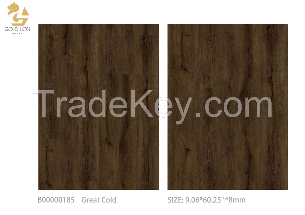 SPC vinyl flooring B185 Great Cold 9.06&quot; * 60.25&quot;