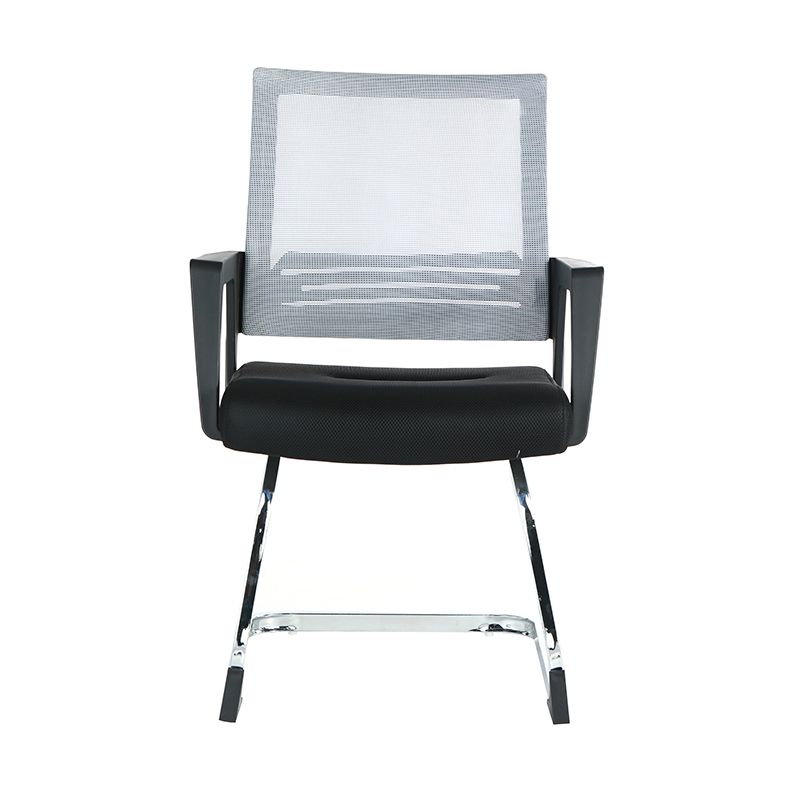 Mesh Fabric MID Back Grey High Desity Sponge Office Chair with Metal F