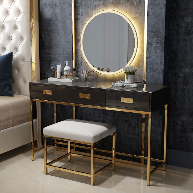 high gloss dressing table makeup table with  stool 