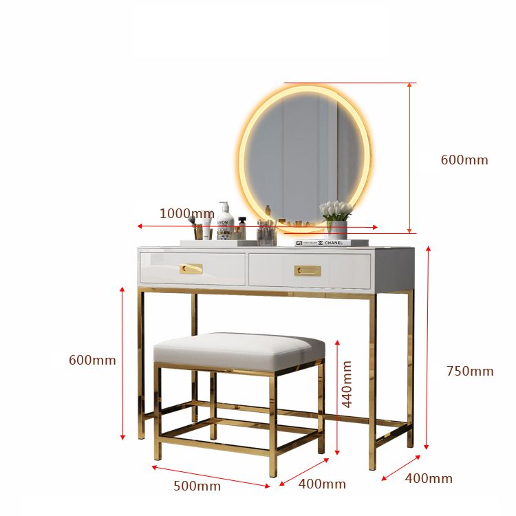 high gloss dressing table makeup table with  stool 