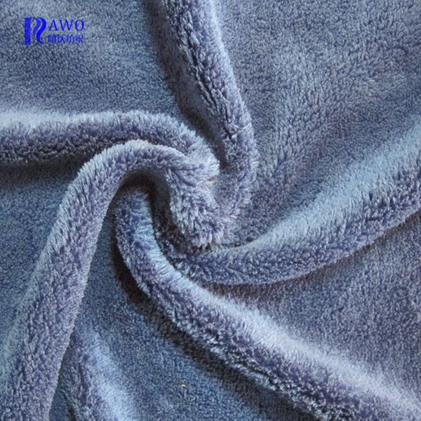 Custom color grey upholstery blanket fleece fabric coral fleece for bl