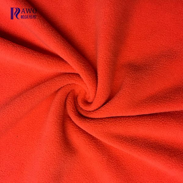 High quality polar fleece with solid colour and 100% polyester knittin