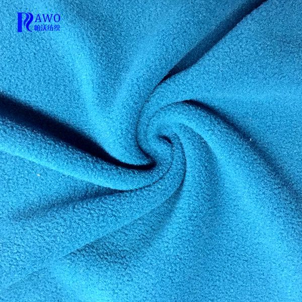 High quality polar fleece with solid colour and 100% polyester knittin