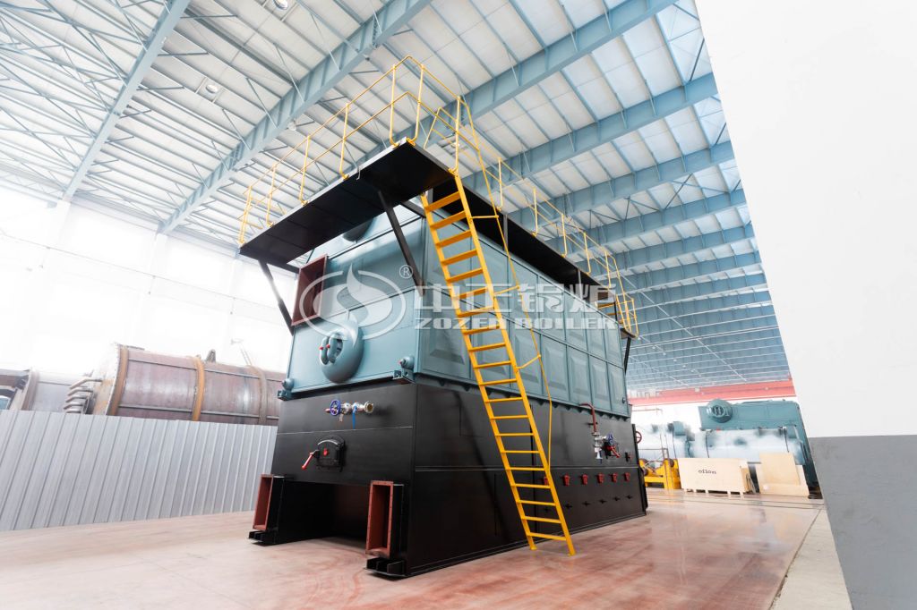 SZL 4ton biomass-fired chain grate stoker steam boiler
