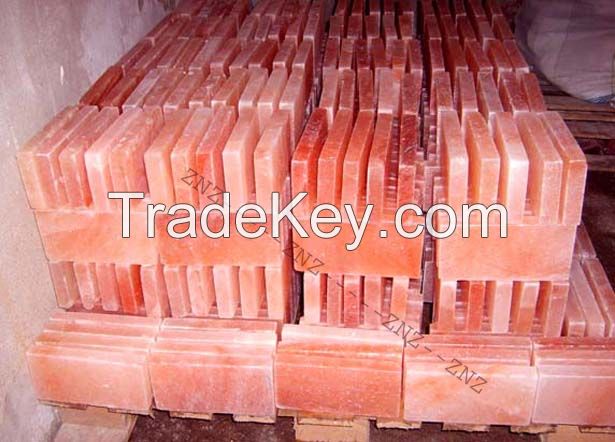 Himalayan salt bricks and tiles for salt rooms and spa