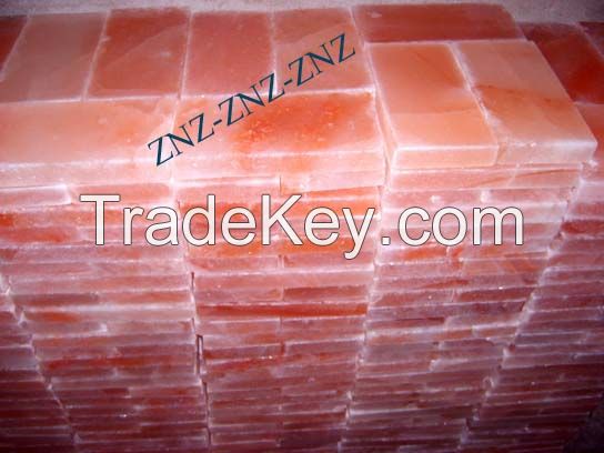 Himalayan salt bricks and tiles for salt rooms and spa 