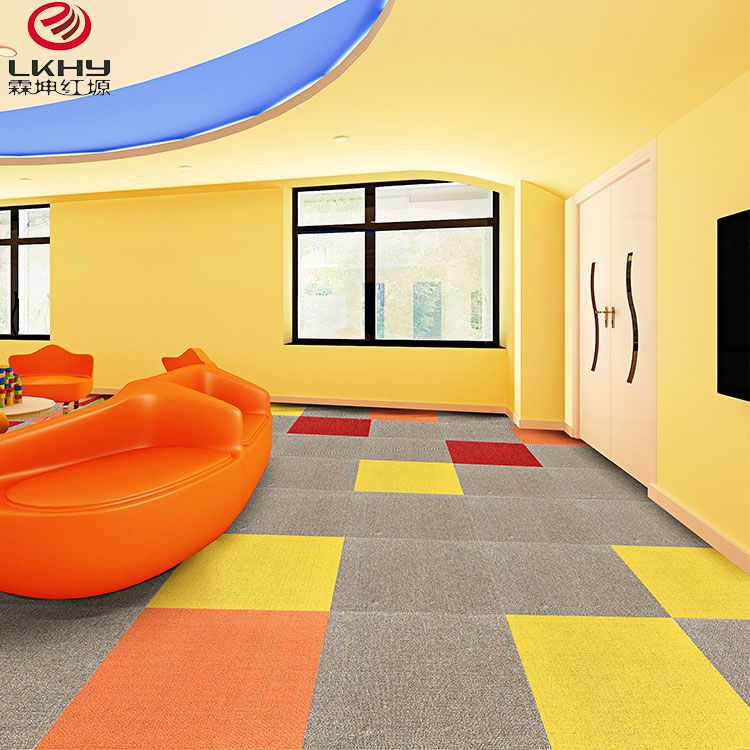 Colorful Customized pvc or bitumen backing commercial carpet tile office carpet tile for home hotel commercial carpet tiles