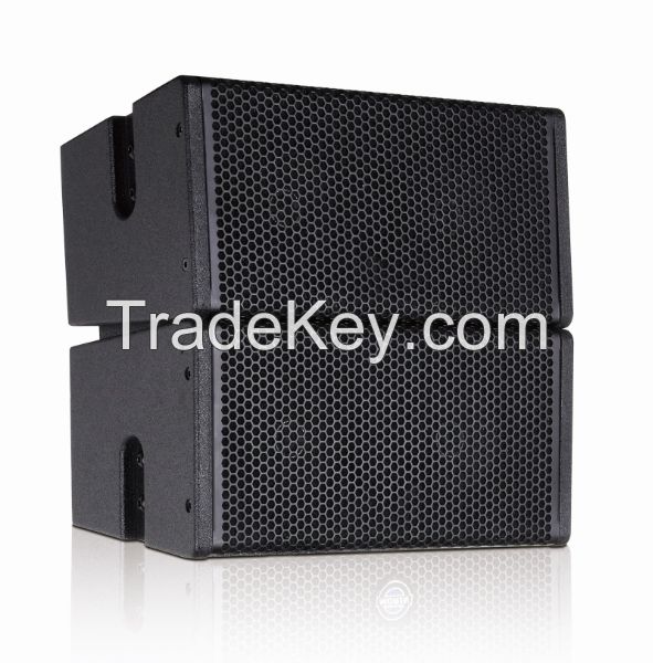 dual 5-inch mini line array speaker and 12-inch active subwoofer coaxial sound system combination