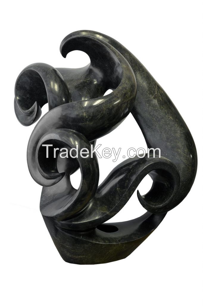 Solid Stone African Sculpture