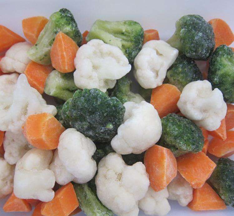 Frozen vegetable and broccoli