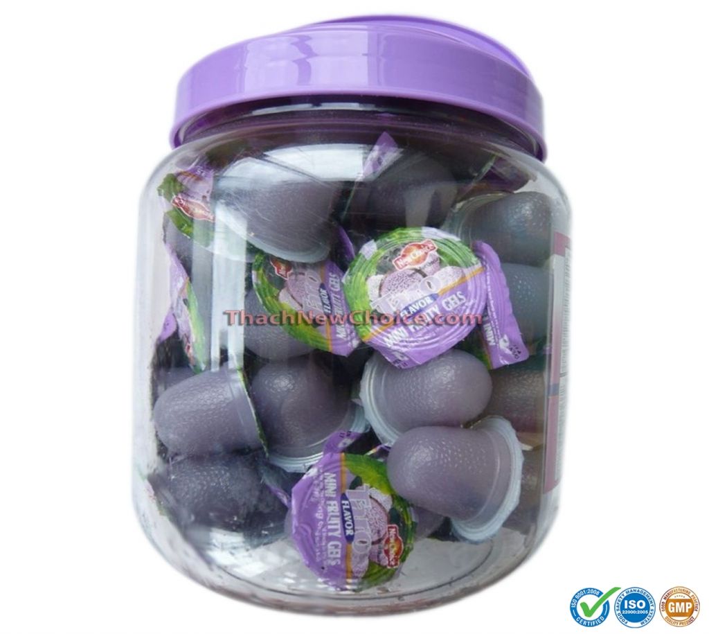 Taro Flavor Mini Fruity Gels (1000g/jar)