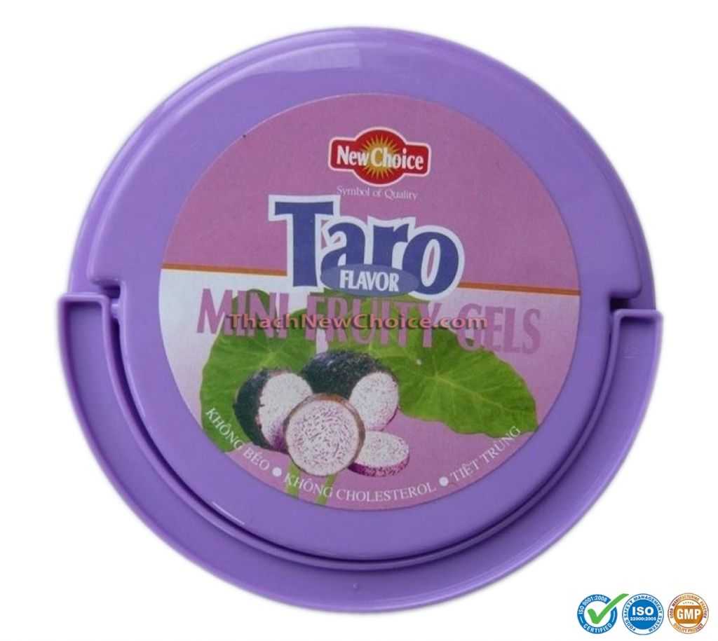 Taro Flavor Mini Fruity Gels (1000g/jar)