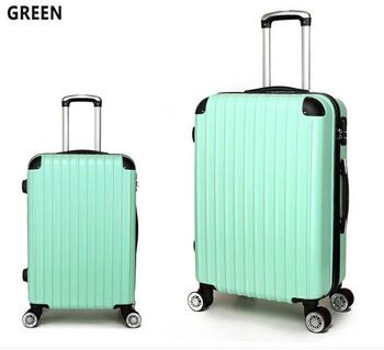 trolley case luggage travel bags hard suitcase abs pc carry on cabin luggage