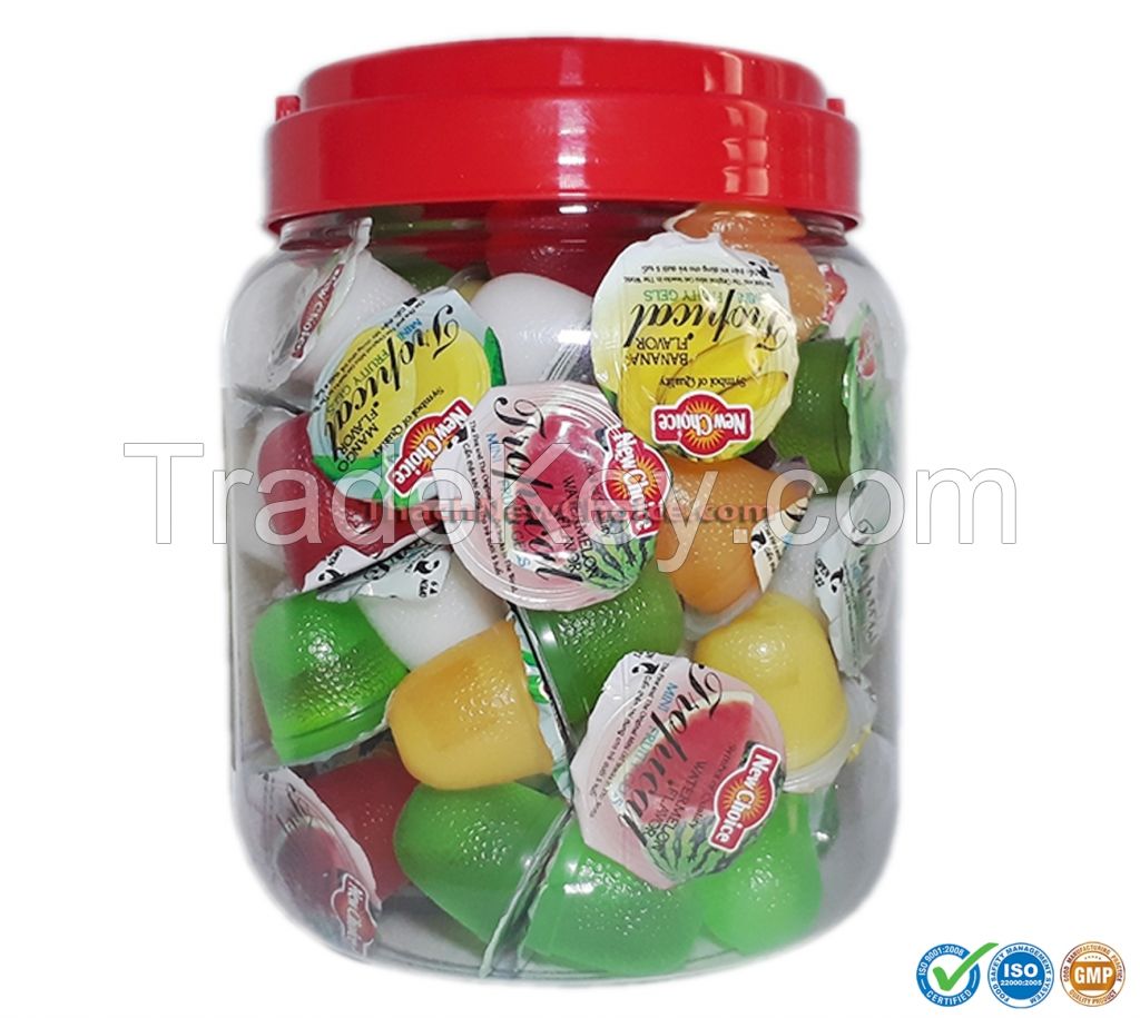 New Choice Tropical flavor mini fruity gels (1000g/jar)