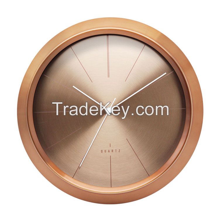 14inch Promotional Aluminum Metal Wall Clock