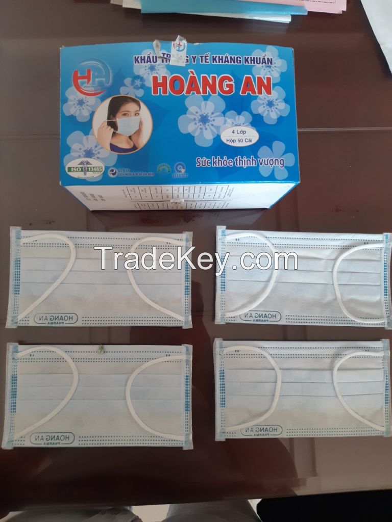 3 Ply Surgical Mask BFE 99% VFE 99% Lab tested, ISO, CE, FDA VietNam