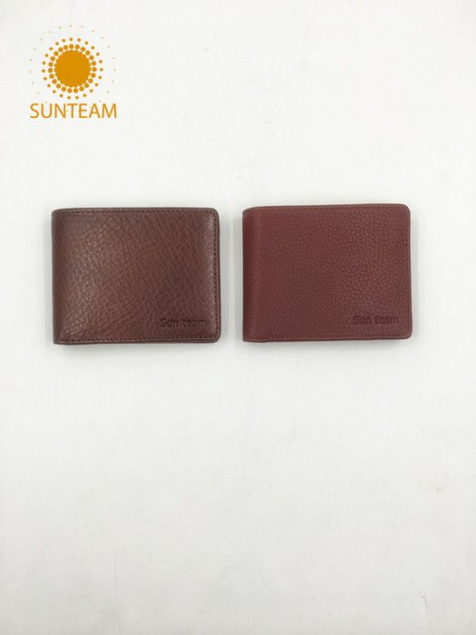 men's slim leather wallet supplier, front pocket leather wallet manufacturers, Money Clip leather wallet supplier