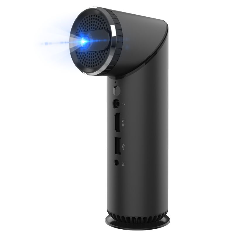 Cylindrical Shape Portable DLP Smart Portable Projector
