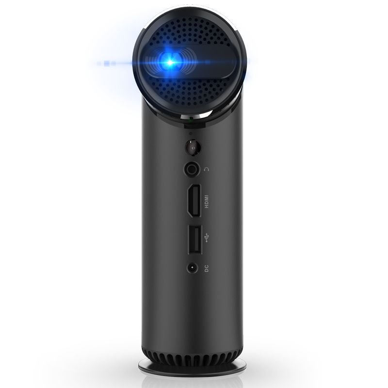 Cylindrical Shape Portable DLP Smart Portable Projector
