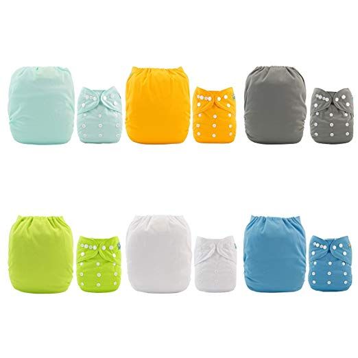 Baby Cloth Diapers, One Size Adjustable Reusable Pocket Nappy