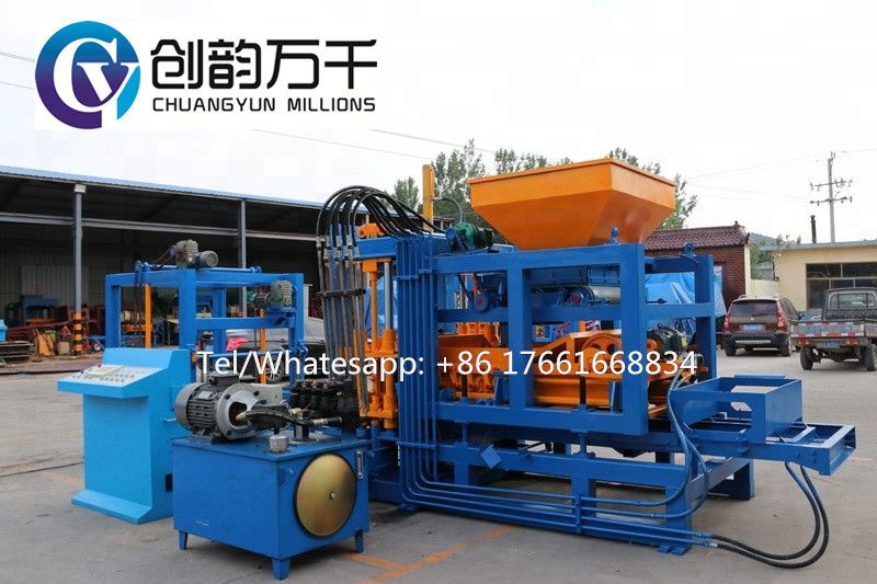 Widely Used QT6-15 automatic concrete cement brick making machine