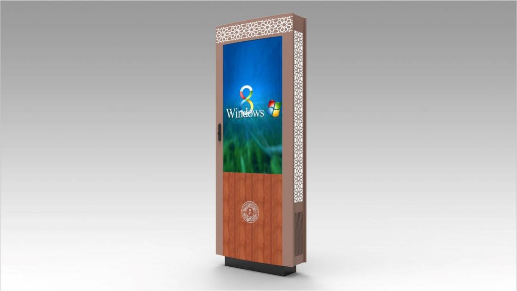 55inch free standing LCD advertising player kiosks with multi-touch Display Boards New