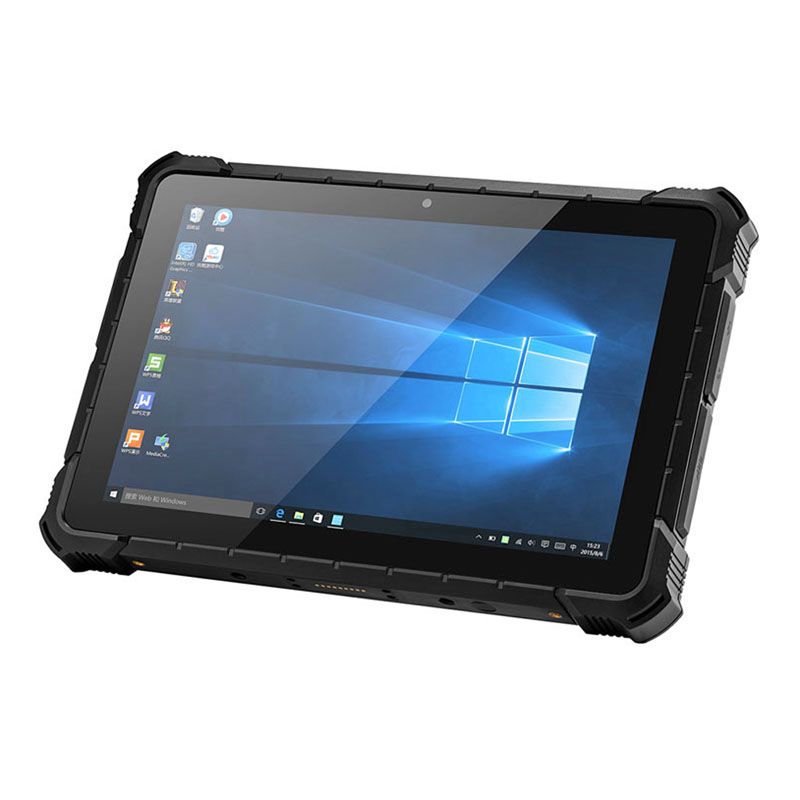 Quad-core 1.44GHz 10.1inch windows10 Rugged Tablet PC Rugged Laptop with 2D Barcode Scanner GPS IPS 1200*1920 Fingerprint
