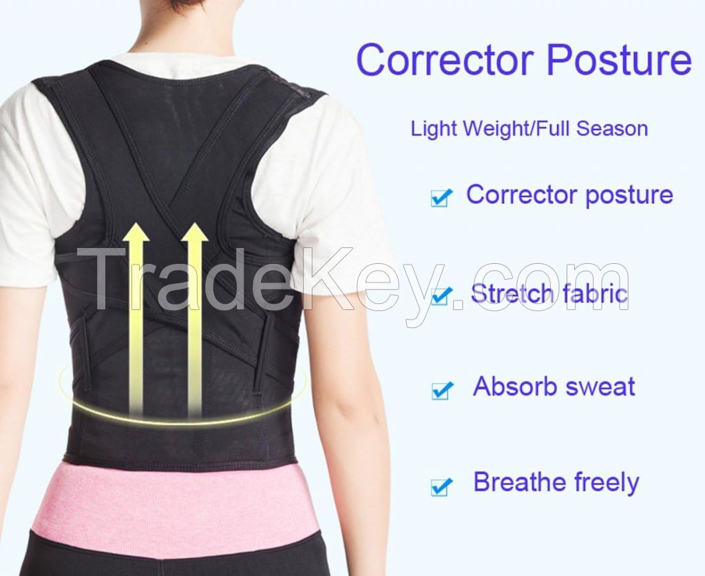 High Quality Comfortable Adults Men and Women Posture Support Back Brace