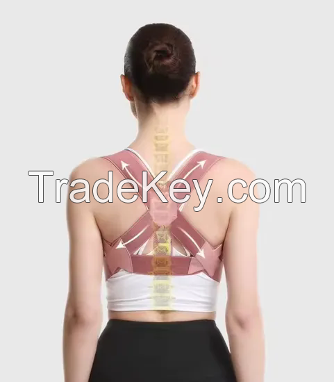 Pink Posture Corrector - Effortlessly Achieve a Straight Back
