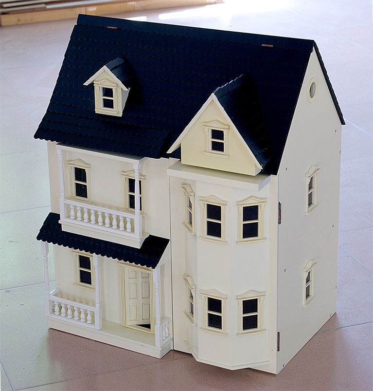   1/12 scale dollhouse kit in multicolor DIY decoration  