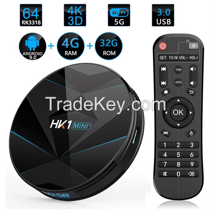 HK1 Mini Plus Firmware Update 4K TV Box Rk3318 4G 64G Android 9.0 Media Player