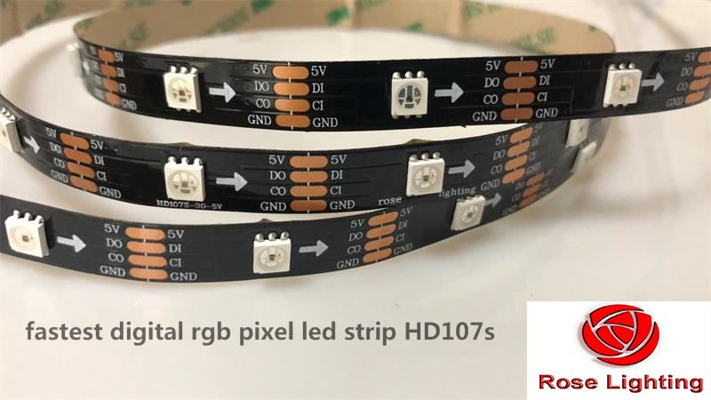 fastest Digital addressable rgb led chip  HD107s Refersh Rate 27kHz Tr