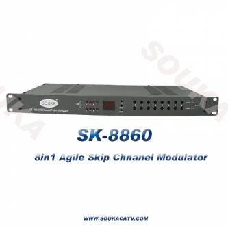 8in1 Agile Tv Modulator For Cable Tv System