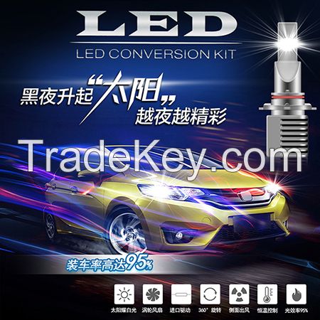 Taida Auto accesories parts newest car led headlamp 9005 led bulb car 