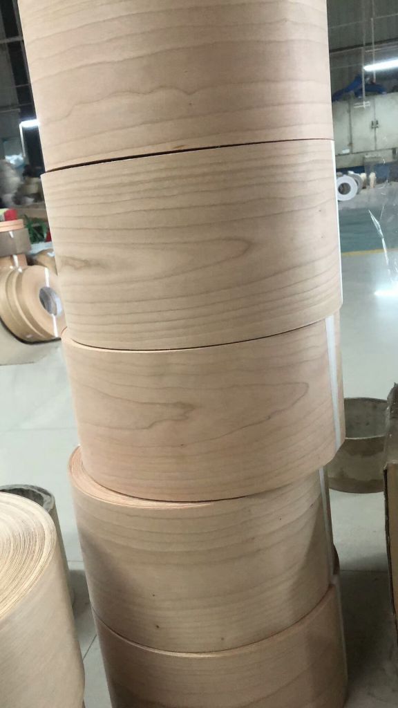 Cherry Profile Wrapping Veneer Rolls for Mouldings Doors and Windows Industries