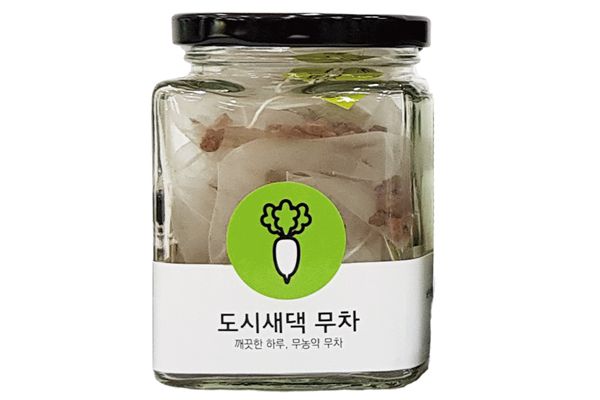 Glass Bottle Tea Bags Daikon Radish Tea 9g (0.6g x 15ea) - Dosisaedaek