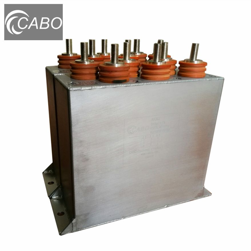 High voltage pulse capacitor for cable fault location